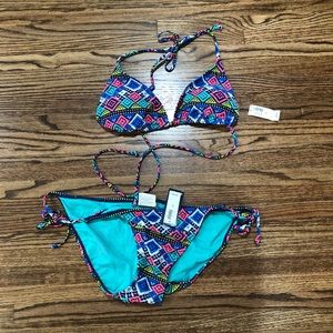 NWT Tribal Print Bikini